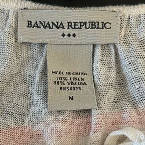 Banana Republic Linen blend top (white/ivory)